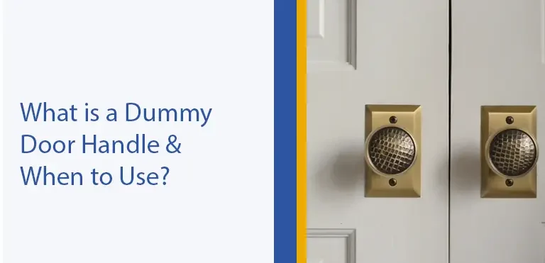 what is a dummy door handle