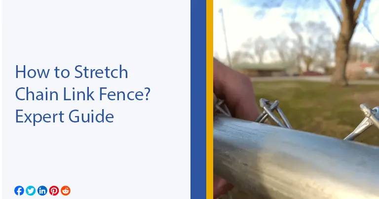 how to stretch chain link fence