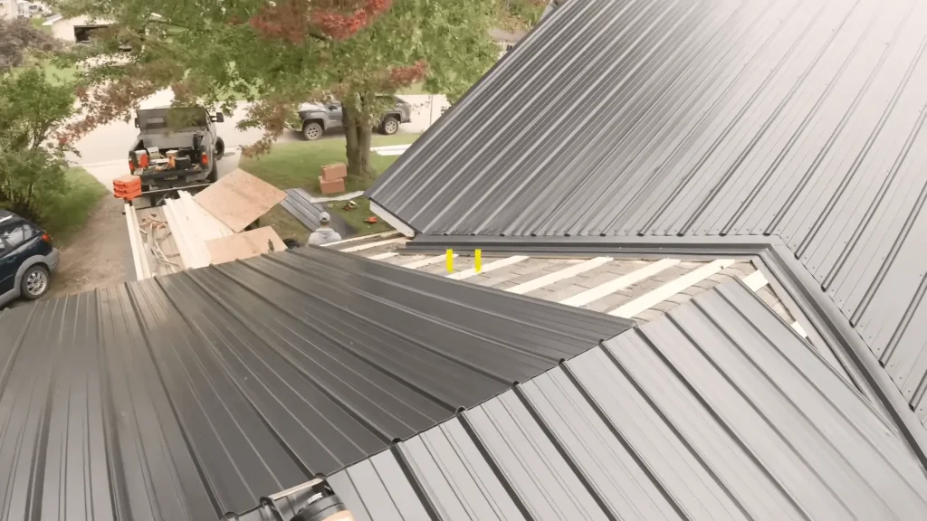 roof metal over shingles