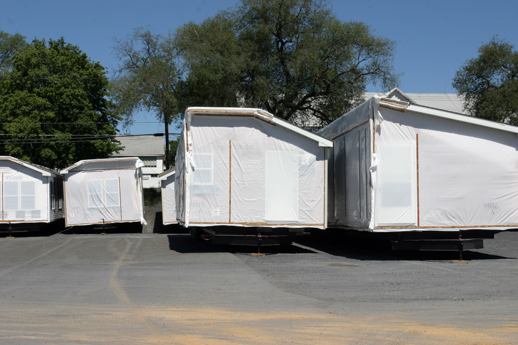 mobile home ready for shipment